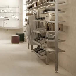 Komplet stropnih nosilcev za modularni garderobni sistem ZERO / Bežna
