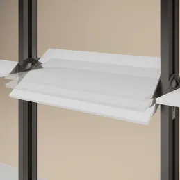 Komplet nosilcev za leseno nagibno polico za modularni garderobni sistem ZERO / Bežna