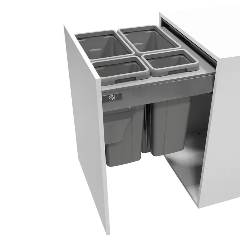 Izvlečni koš za odpadke STRONGBIN 600 – 72L / Siva
