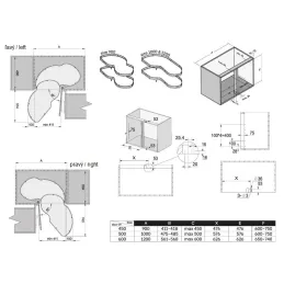 Kotna ledvena torbica SUPLIMO z blaženjem / Antracit