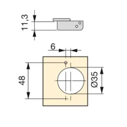 Tečaj za odpiranje brez ročajev EXLUSIVE X91 z 3D-nastavkom / titan objava
