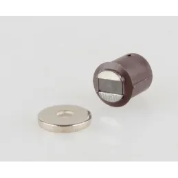 Magnet za zavese / Temno rjav