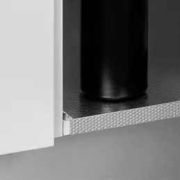Aluminijasta zaščitna podloga za omarico / Aluminij