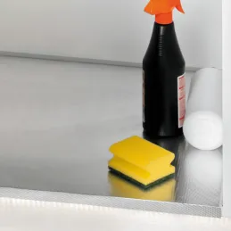 Aluminijasta zaščitna podloga za omarico / Aluminij