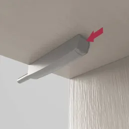 Bat za odpiranje vratc brez ročajev LITE / Antracit