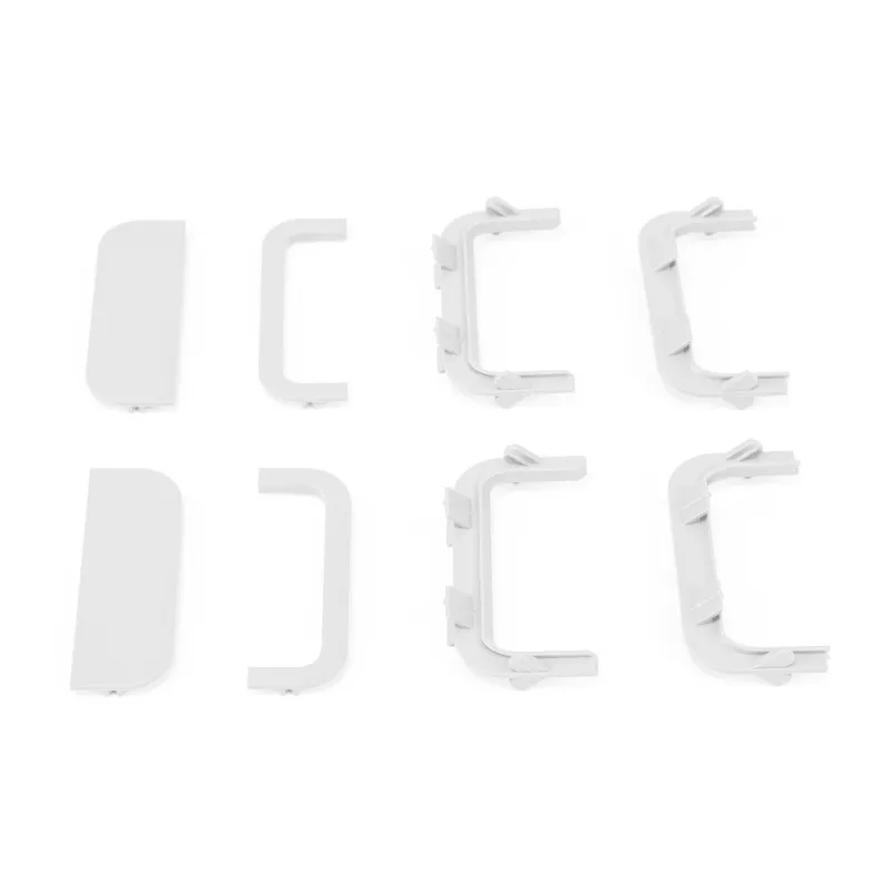 Komplet PVC zaključkov za profile GOLA – C / Bela