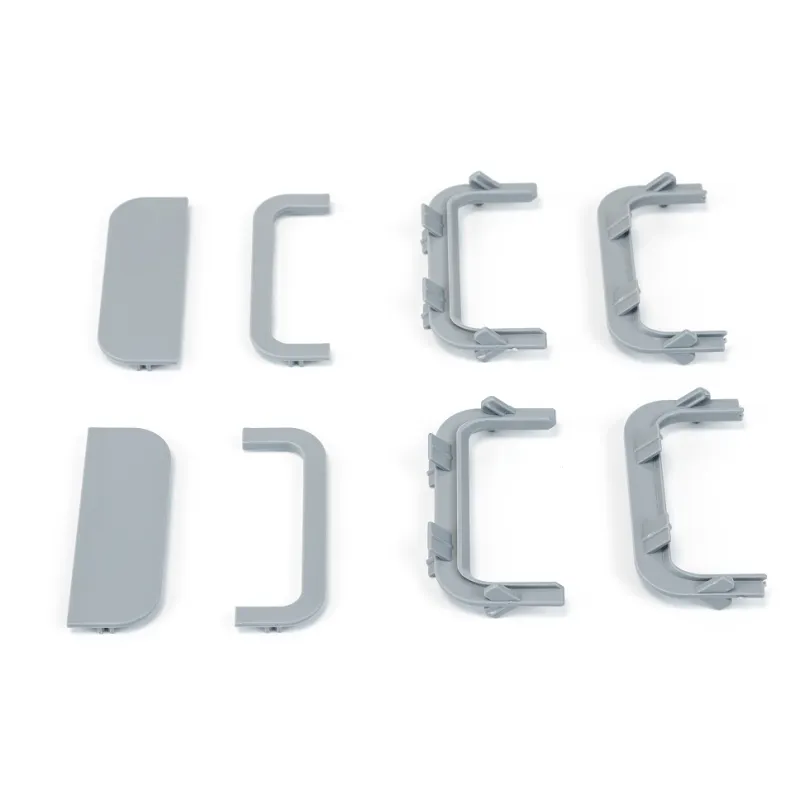 Komplet PVC zaključkov za profile GOLA – C / aluminij