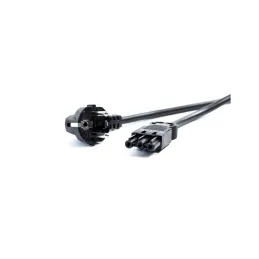 Vgradna vtičnica za mizo ATOS 1x230V + USB A-C / Črna