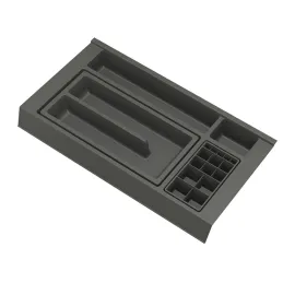 Organizator za kopalniški predal BEAUTY L – 450 mm / Antracit