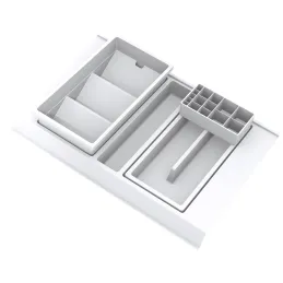 Organizator za kopalniški predal BEAUTY XL – 450 mm / bel