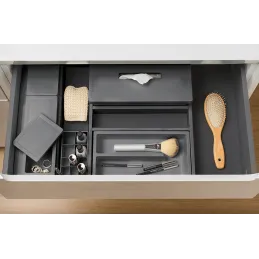 Organizator za kopalniški predal BEAUTY XL – 450 mm / Antracit