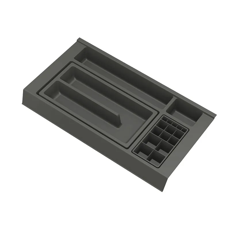 Organizator za kopalniški predal BEAUTY L – 400 mm / antracit