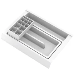 Organizator za kopalniški predal BEAUTY L – 350 mm / Bel