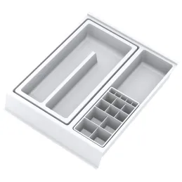 Organizator za kopalniški predal BEAUTY XL – 270 mm / Bel