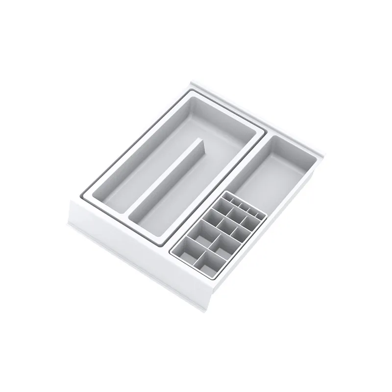 Organizator za kopalniški predal BEAUTY XL – 270 mm / Bel