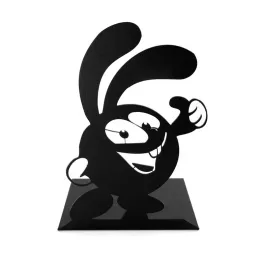 Stojalo za knjige RABBIT / Mat črna