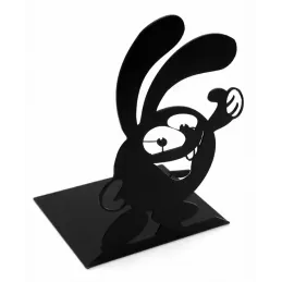 Stojalo za knjige RABBIT / Mat črna