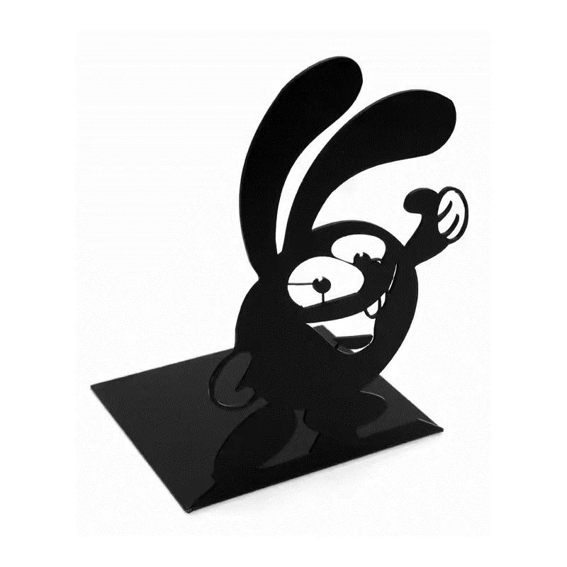 Stojalo za knjige RABBIT / Mat črna