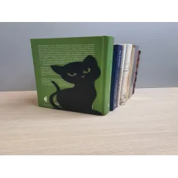 Stojalo za knjige TABBY / mat črna