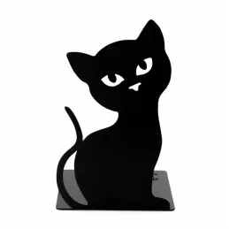 Stojalo za knjige TABBY / mat črna