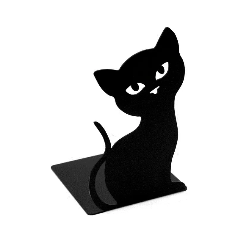 Stojalo za knjige TABBY / mat črna