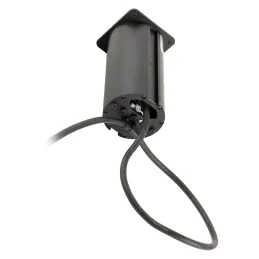 Izvlečna vtičnica SQUARE UP FRENCH 1x230V + USB A-C / Mat črna