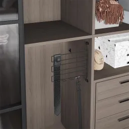 Vrtljiv obešalnik za kravate in pasove / Antracit