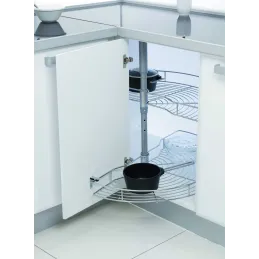 180° vrtiljak REVOLUT / Sijajni krom