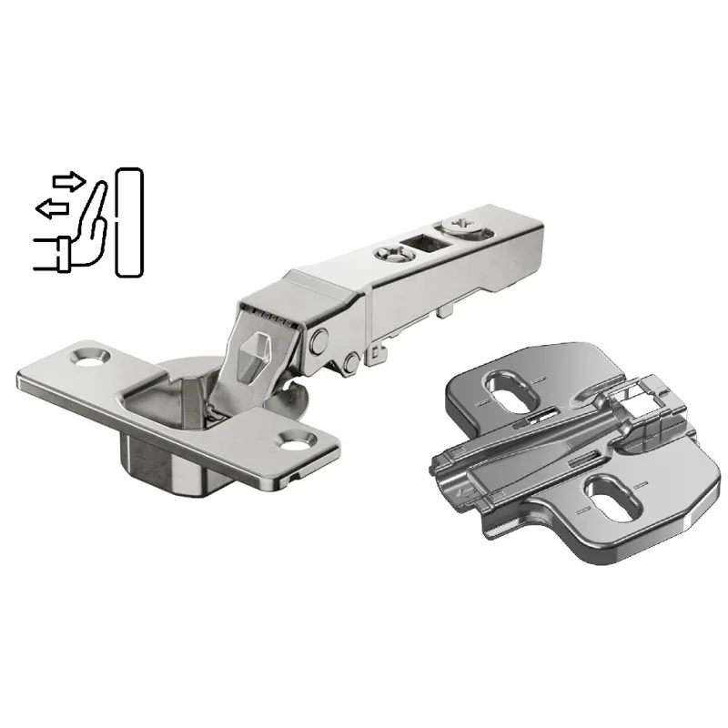 Naložni tečaj za odpiranje brez ročajev – brez blaženja, 105°, NOVISYS 45