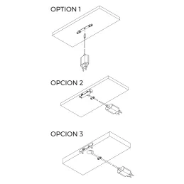 Polnilni modul za pohištvo LINKY USB A+C / mat črna