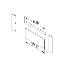 Sprednji del z nosilcem 1200 mm za notranji predal AXIS PRO H120 / Antracitna barva