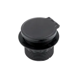 Vgradna namizna vtičnica SCHUKO z brezžičnim polnjenjem 1 × 230 V + 1 × polnjenje USB A/C + HDMI + RJ45 / črna