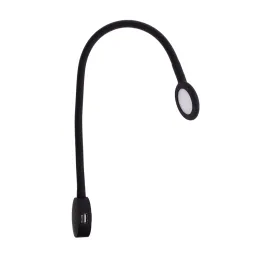 LED-svetilka za pohištvo z USB-polnjenjem LADOS LED / mat črna