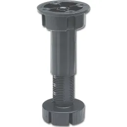 Plastična posteljna noga z nastavkom 148–250 mm / Črna