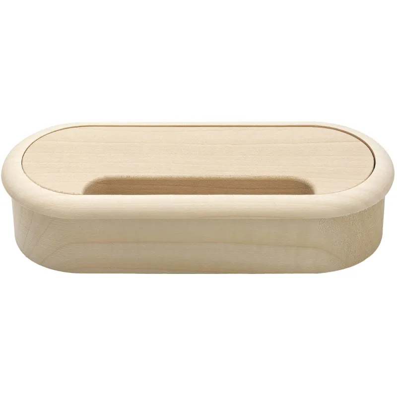Leseni prehod za kable OVAL 150 / surov javor