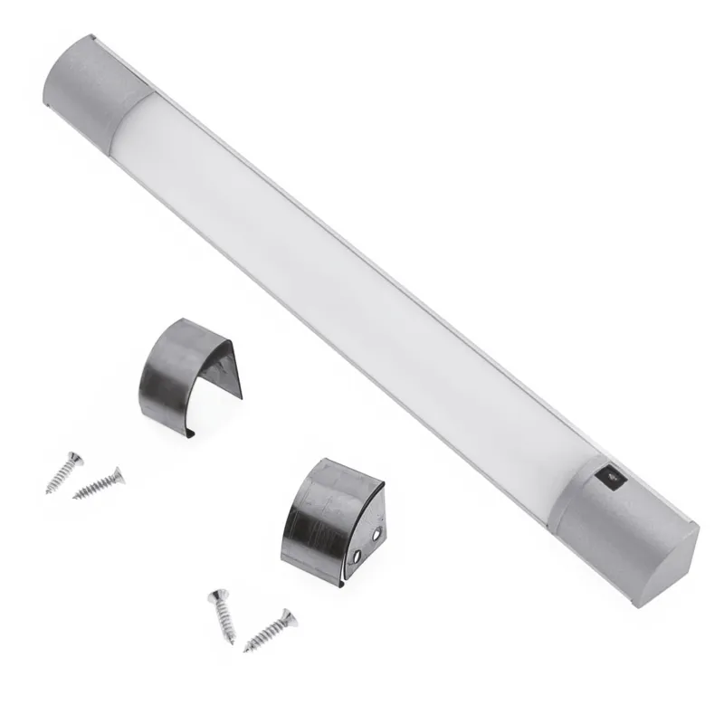 LED-lučka za v vtičnico s senzorjem RONDO / Aluminij