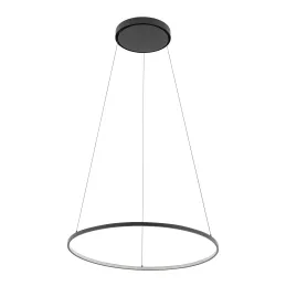 Stropna LED-svetilka CIRCOLO M UNO 600 mm / mat črna