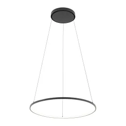 Stropna LED-svetilka CIRCOLO M UNO 600 mm / mat črna
