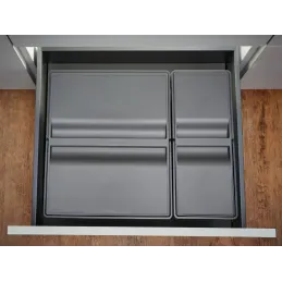 Odpadni koš za predal SISTEMA 9XL 600 mm / Siva