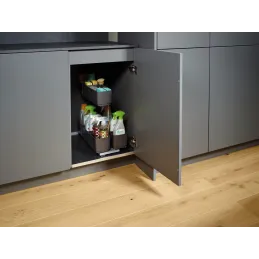 Polno izvlečni koš Cleaning agent K-Line / antracit