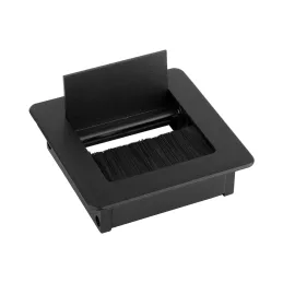 Kabelski prehod LUXURY brez dušenja 100 mm / Mat črna