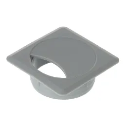 Kabelski prehod QUADRO PVC / Svetlo siva