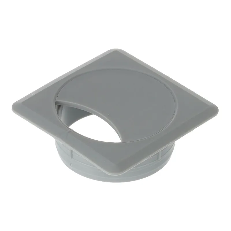 Kabelski prehod QUADRO PVC / Svetlo siva
