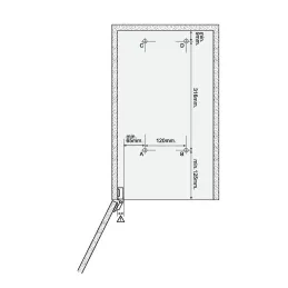 Izvlečni koš za odpadke 300 mm – 1 × 16 l / bela