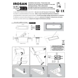 Izskočna električna vtičnica CIZO 2x230 + 2xUSB – FRENCH / črna