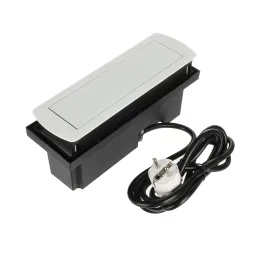 Izvlečna električna vtičnica CIZO 2x230 + 2xUSB – FRENCH / mat bela
