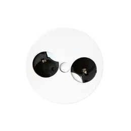 Električna vtičnica Twist 2x 230 V SCHUKO / Bela matirana