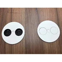 Električna vtičnica Twist 2x 230 V SCHUKO / Bela matirana