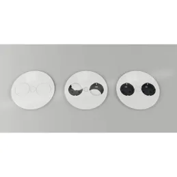 Električna vtičnica Twist 2x 230 V SCHUKO / Bela matirana