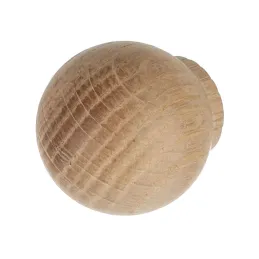 Gumb WOOD / Nelakiran hrast